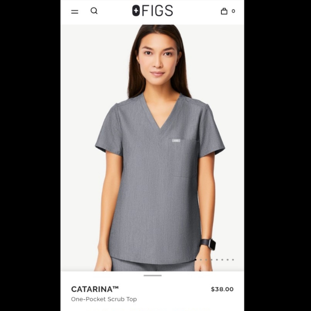 Figs Catarina Scrub Top